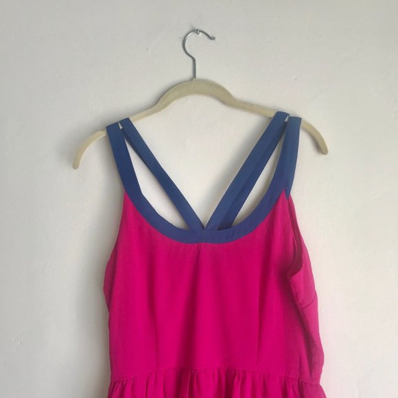 FOREVER 21 / Pink & Blue Flowy Dress - Picture 4 of 7